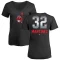 Women's Dennis Martinez Midnight Mascot V-Neck T-Shirt - Black