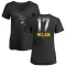 Women's Denny Mclain Midnight Mascot V-Neck T-Shirt - Black