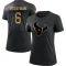 Women's Denzel Perryman 2020 Salute To Service Performance T-Shirt - Black