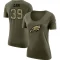 Women's Deon Cain Legend Salute to Service Scoop Neck T-Shirt - Olive