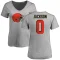 Women's Deon Jackson Name & Number Slim Fit T-Shirt - Ash