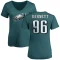 Women's Derek Barnett Name & Number Slim Fit T-Shirt - Green