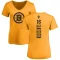 Women's Derek Sanderson One Color Backer T-Shirt - Gold