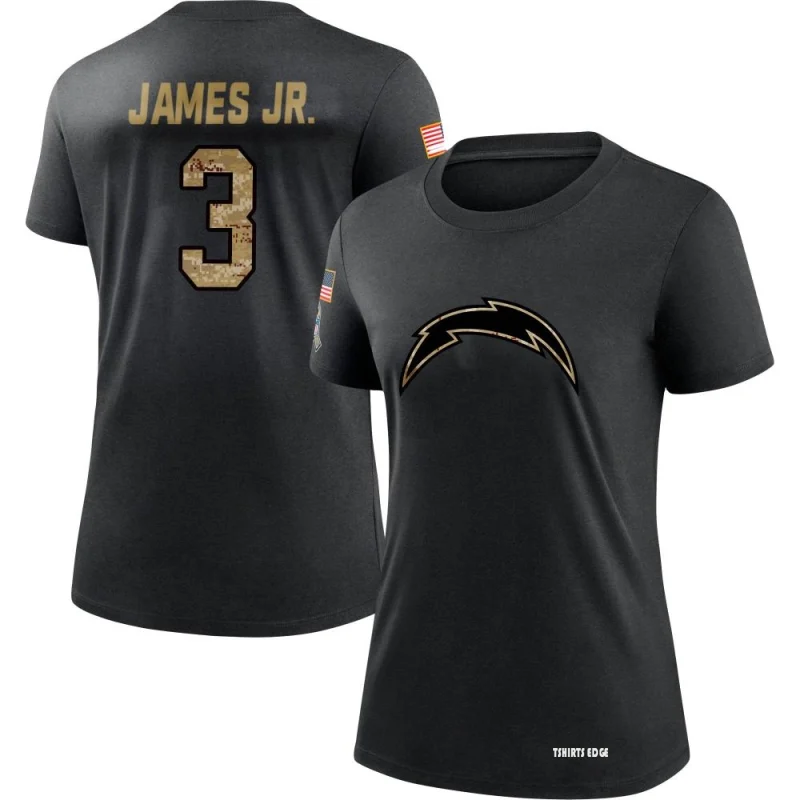 Derwin James Jr. 2020 Salute To Service Performance T-Shirt - Black -  Tshirtsedge