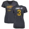 Women's Derwin James Jr. Distressed Name & Number Slim Fit V-Neck T-Shirt - Navy