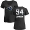 Women's Desjuan Johnson Midnight Mascot T-Shirt - Black