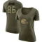 Women's Devin Asiasi Legend Salute to Service Scoop Neck T-Shirt - Olive