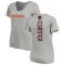 Women's Devin Hester Backer V-Neck T-Shirt - Ash