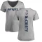 Women's Devin McCourty Backer V-Neck T-Shirt - Ash