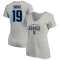 Women's Devin Shore Name & Number Lockup T-Shirt - Gray