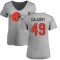 Women's Devon Cajuste Name & Number Slim Fit T-Shirt - Ash