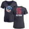 Women's Devon Dotson Name and Number Banner Wave V-Neck T-Shirt - Navy