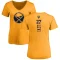 Women's Devon Levi One Color Backer T-Shirt - Gold