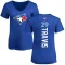 Women's Devon Travis Backer Slim Fit T-Shirt - Royal