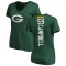 Women's De'Vondre Campbell Backer Slim Fit T-Shirt - Green