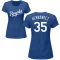 Women's Diego Hernandez Name & Number T-Shirt - Royal