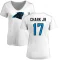 Women's DJ Chark Jr. Name & Number Slim Fit T-Shirt - White