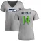 Women's DK Metcalf Name & Number Slim Fit T-Shirt - Ash