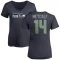 Women's DK Metcalf Name & Number Slim Fit T-Shirt - Navy