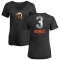 Women's Dom Nunez Midnight Mascot V-Neck T-Shirt - Black