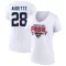 Women's Donald Audette 2023 Stanley Cup Final V-Neck T-Shirt - White