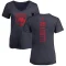 Women's Donald Audette One Color Backer T-Shirt - Navy