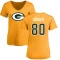 Women's Donald Driver Name & Number Slim Fit T-Shirt - Gold