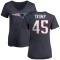 Women's Donald Trump Name & Number T-Shirt - Navy