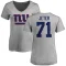 Women's Donovan Jeter Name & Number Slim Fit T-Shirt - Ash