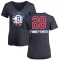 Women's Dorian Finney-Smith Name and Number Banner Wave V-Neck T-Shirt - Navy