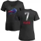 Women's Doug Flutie Midnight Mascot T-Shirt - Black