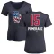 Women's Drew Pomeranz Name and Number Banner Wave V-Neck T-Shirt - Navy