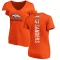 Women's Drew Sanders Backer Slim Fit T-Shirt - Orange