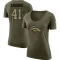 Women's Drew Sanders Legend Salute to Service Scoop Neck T-Shirt - Olive