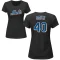 Women's Drew Smith Name & Number T-Shirt - Black