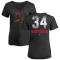 Women's Drew VerHagen Midnight Mascot V-Neck T-Shirt - Black