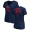 Women's Drew VerHagen RBI Slim Fit V-Neck T-Shirt - Navy