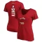 Women's Dru Smith Cardinal Backer T-Shirt -