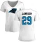 Women's D'Shawn Jamison Name & Number Slim Fit T-Shirt - White