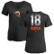 Women's Duane Kuiper Midnight Mascot V-Neck T-Shirt - Black