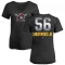 Women's Duane Underwood Jr. Midnight Mascot V-Neck T-Shirt - Black