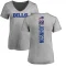 Women's Duke Johnson Backer V-Neck T-Shirt - Ash