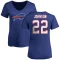 Women's Duke Johnson Name & Number Slim Fit T-Shirt - Royal