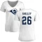 Women's Duke Shelley Name & Number Slim Fit T-Shirt - White