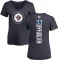 Women's Dustin Byfuglien Backer T-Shirt - Navy