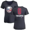 Women's Dustin Tokarski Name and Number Banner Wave V-Neck T-Shirt - Navy