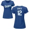 Women's Dusty Baker Name & Number T-Shirt - Royal