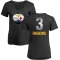 Women's Dwayne Haskins Midnight Mascot T-Shirt - Black