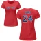 Women's Dwight Evans Name & Number T-Shirt - Red