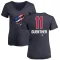 Women's Dylan Guenther Name and Number Banner Wave V-Neck T-Shirt - Navy